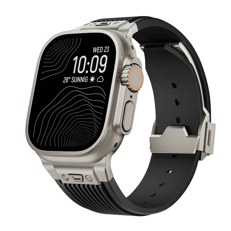 Montreal Streamlined Silicone Apple Watch Band
