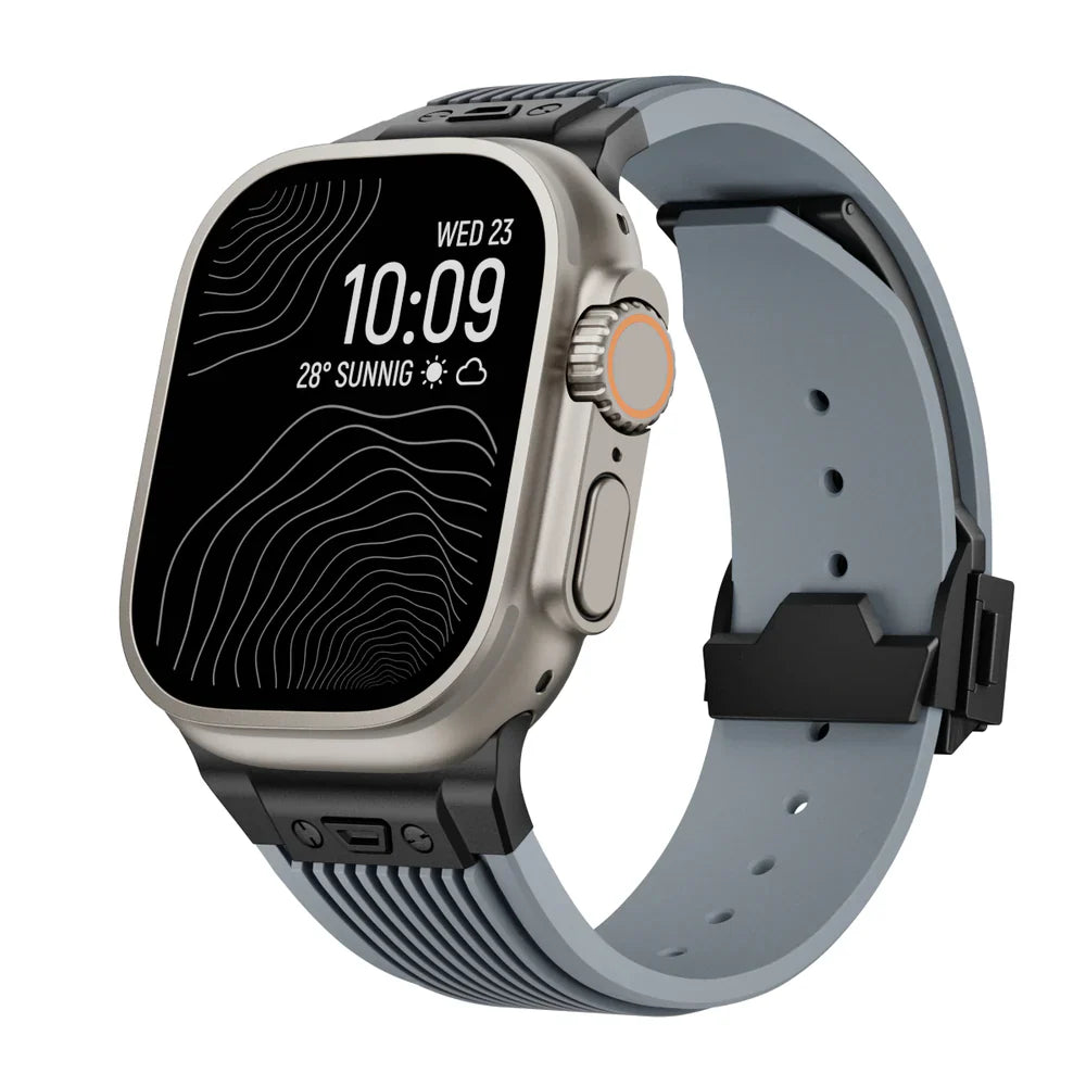Montreal Streamlined Silicone Apple Watch Band