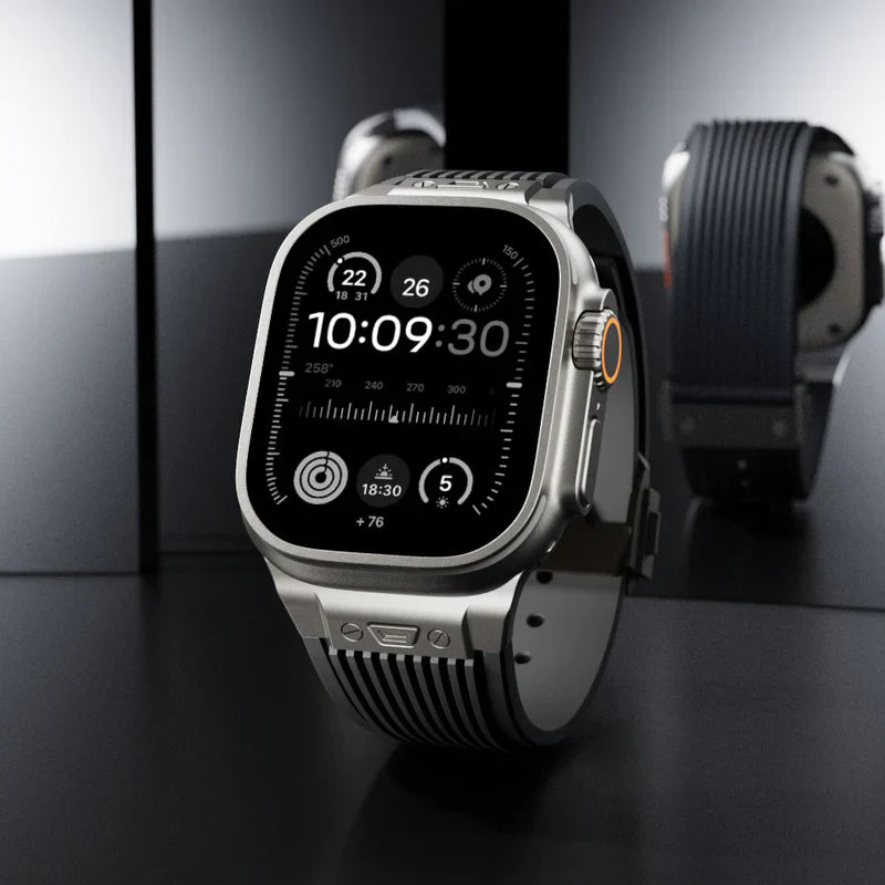 Montreal Streamlined Silicone Apple Watch Band
