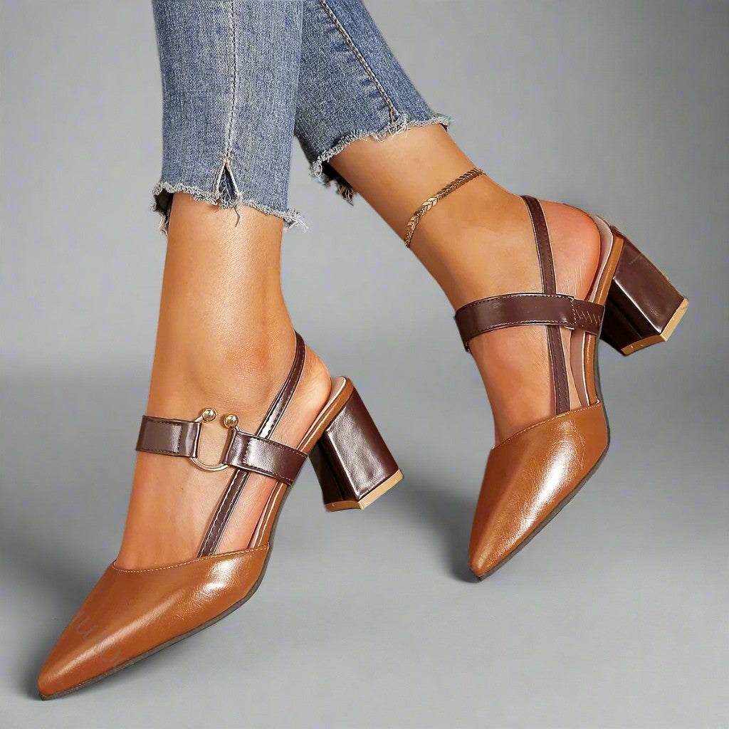 Valeria Genuine Leather Heels