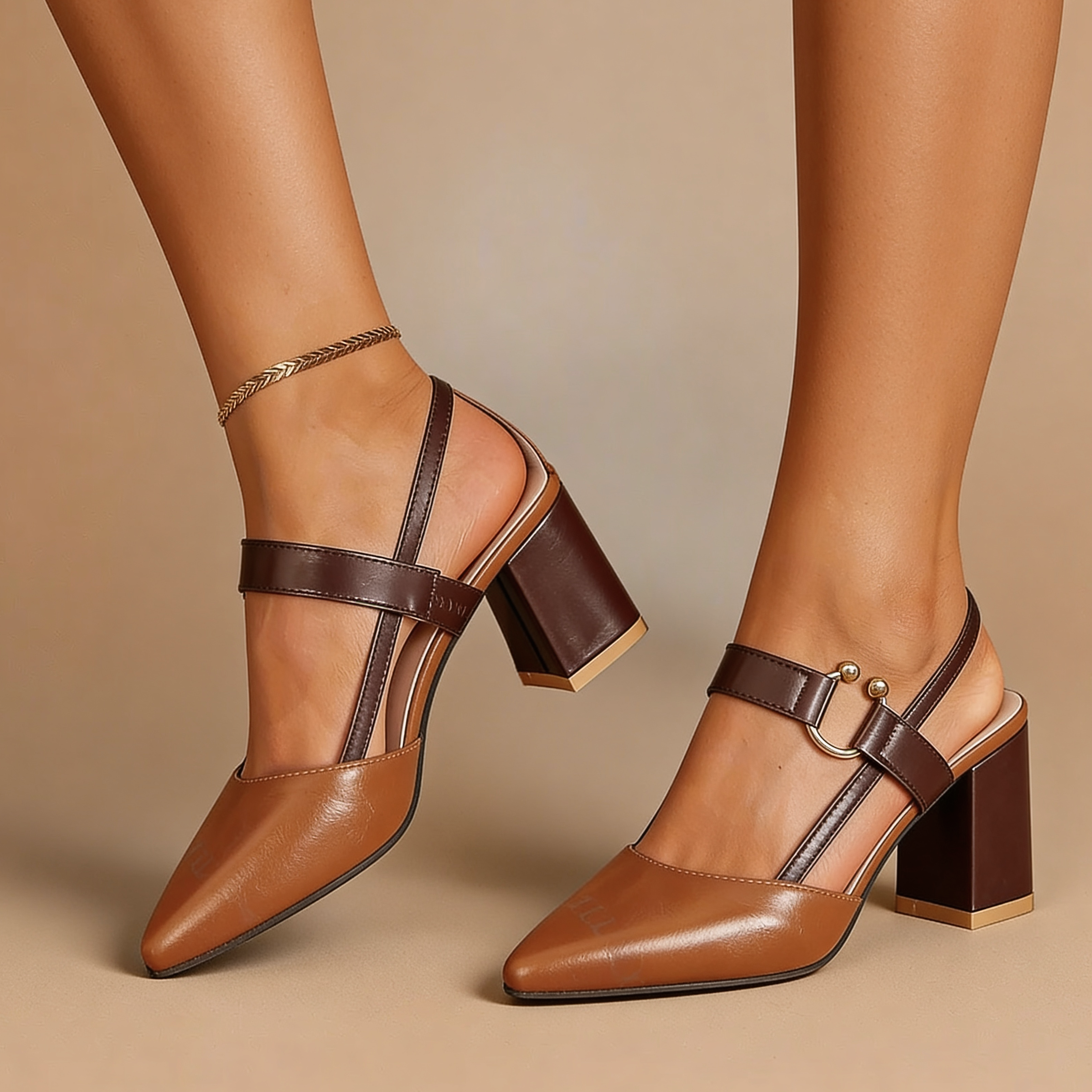 Valeria Genuine Leather Heels