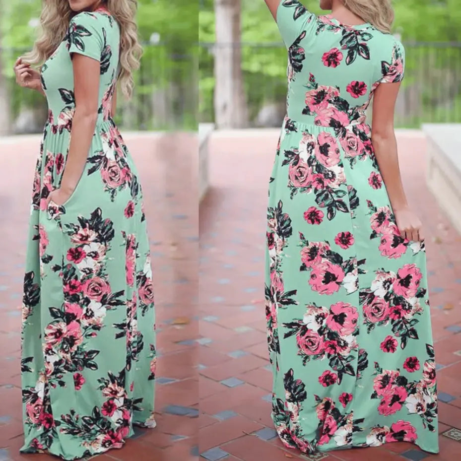 Emily Myers Floral Maxi Dress
