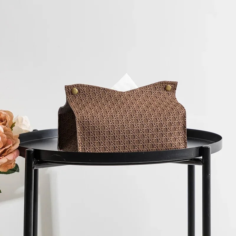 CraftedWeave Tissue Box Holder
