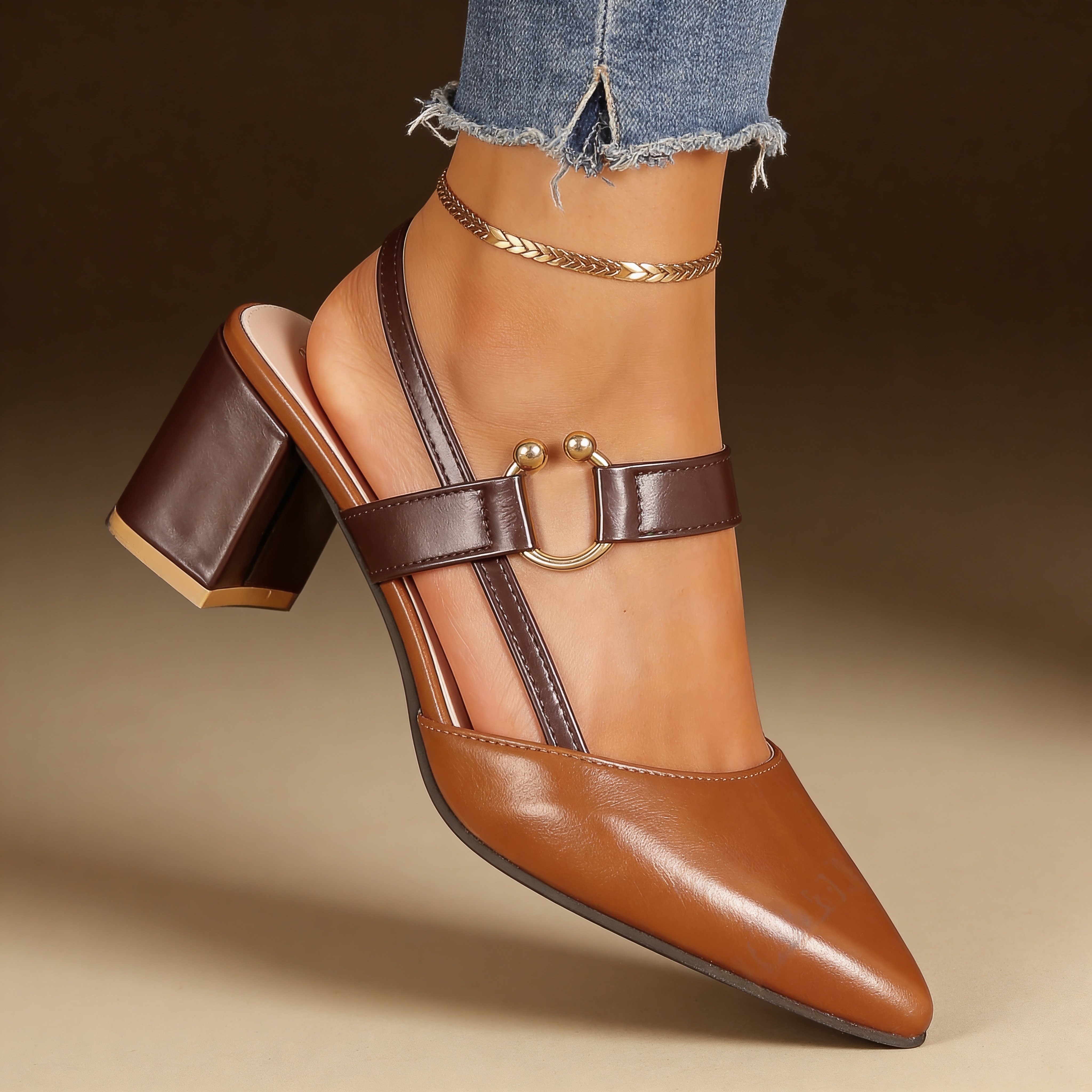 Valeria Genuine Leather Heels