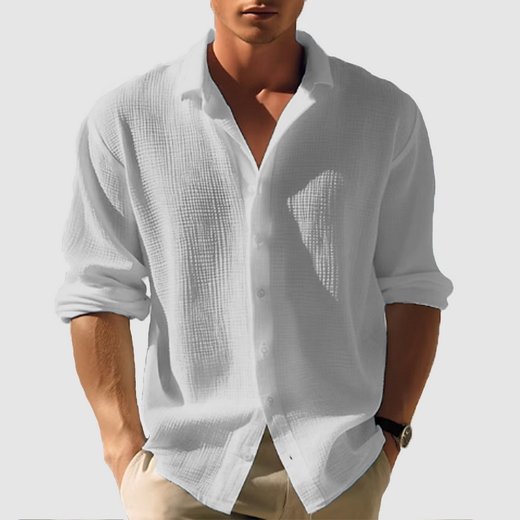 Lucas Carter Waffle Shirt