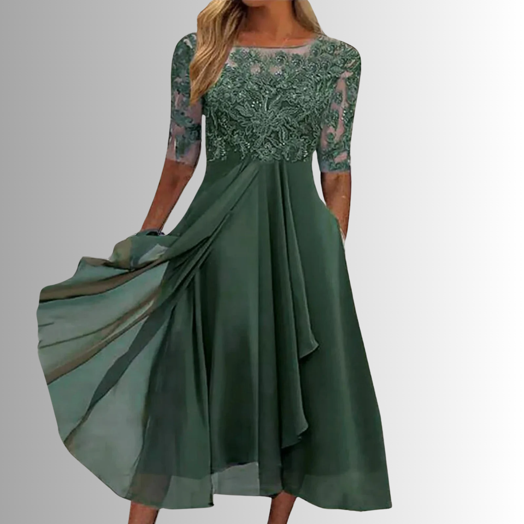 Eleanor Sterling Lace Dress