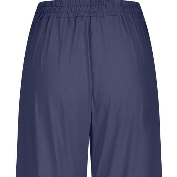 Jessica Wide Leg Pants With Drawstrings
