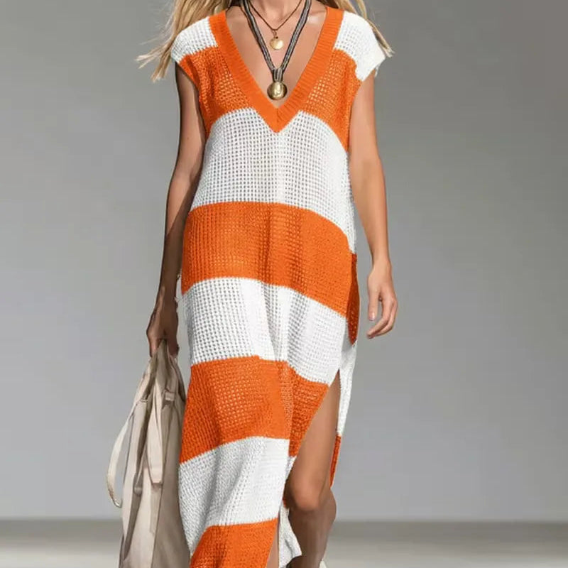 Ava Monroe Lightweight V-Neck Maxi Dress