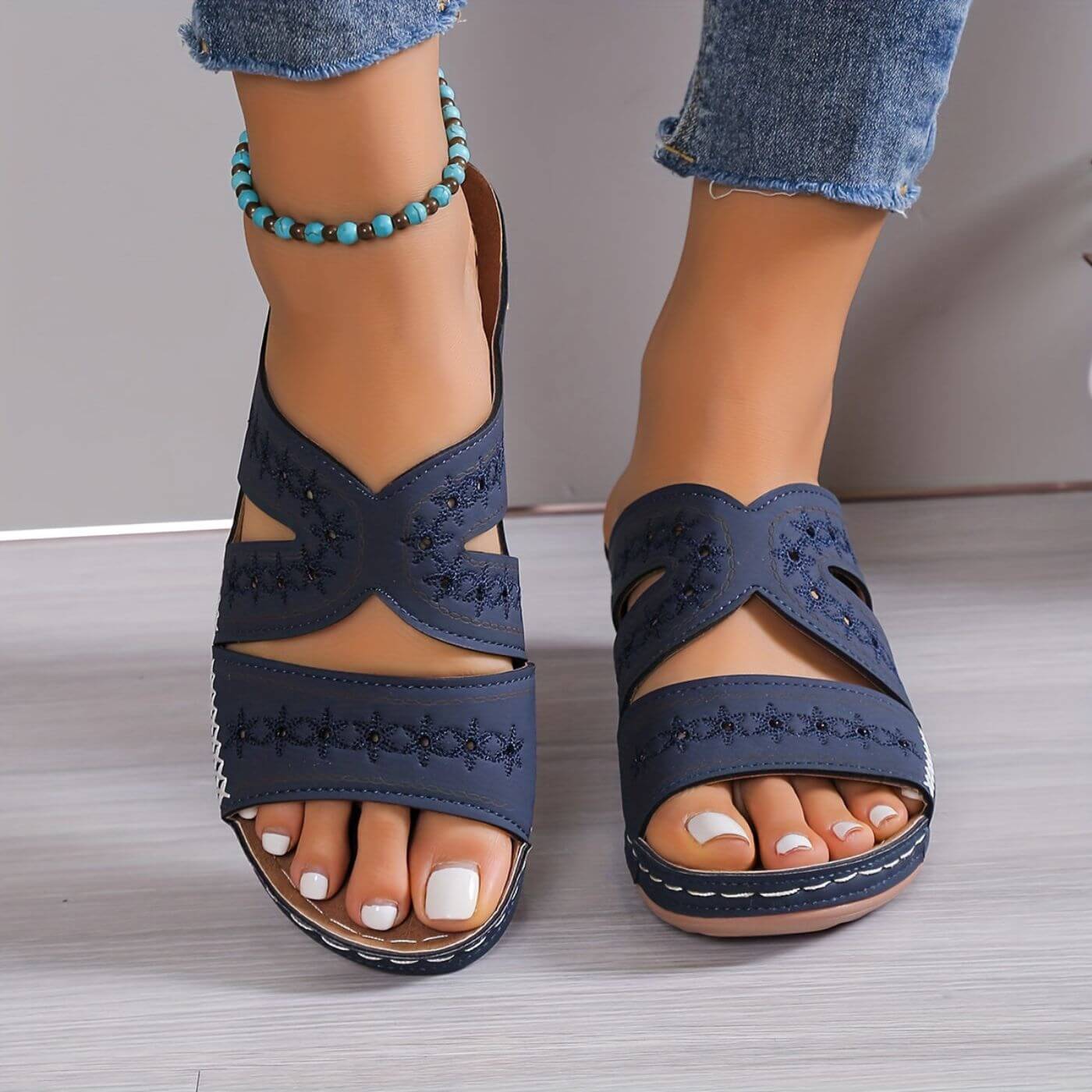 Sophia Grace Slip-Resistant Orthopedic Sandals