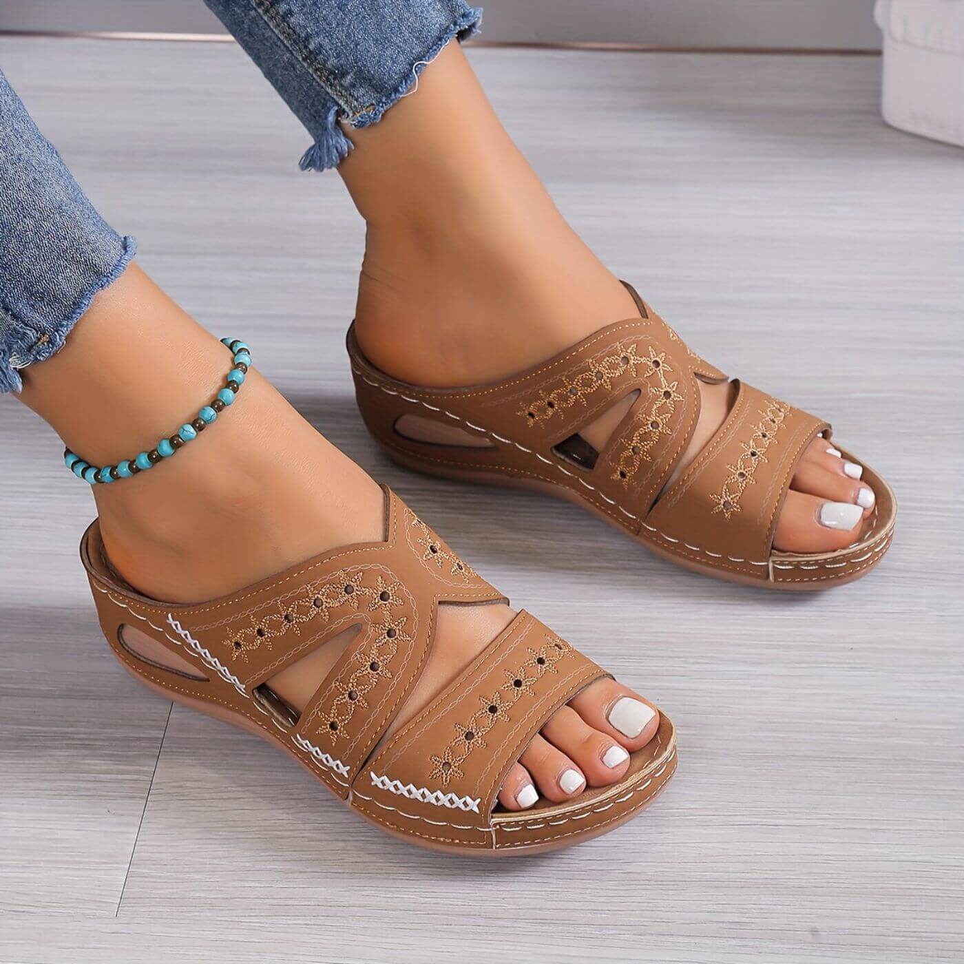 Sophia Grace Slip-Resistant Orthopedic Sandals