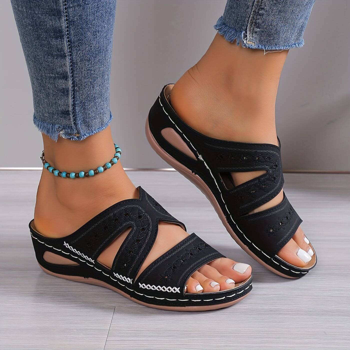 Sophia Grace Slip-Resistant Orthopedic Sandals