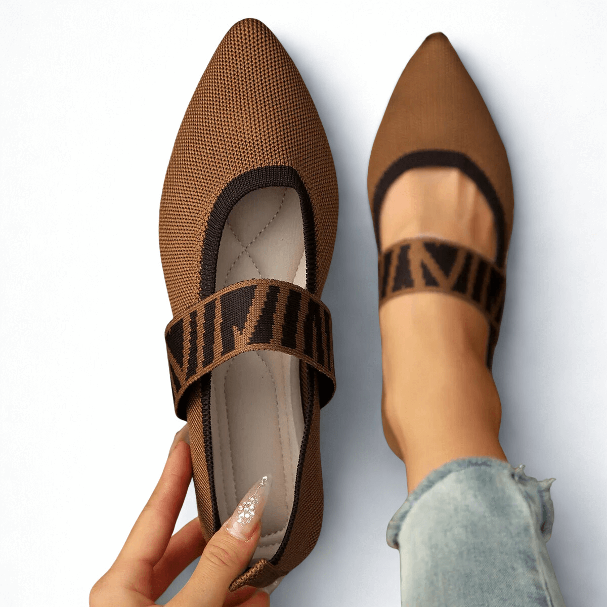 Sienna Monroe Knit Flats