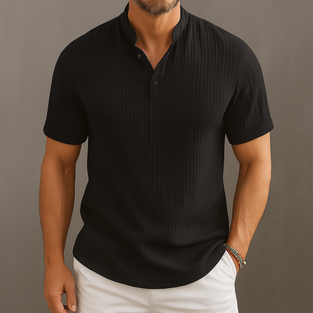 Luca Harrington Ribbed Henley