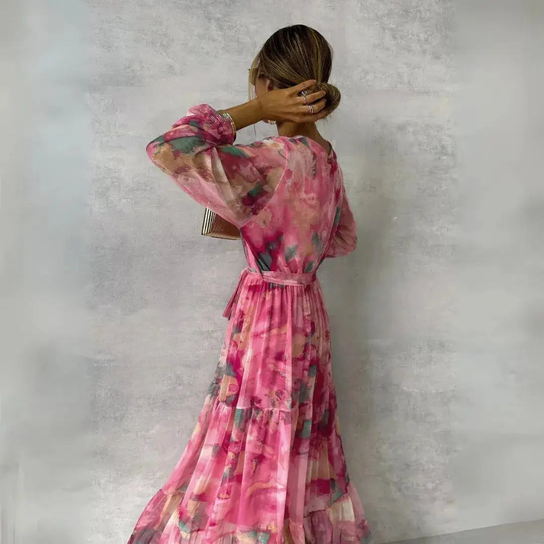 Emma Rose V-Neck Maxi Dress