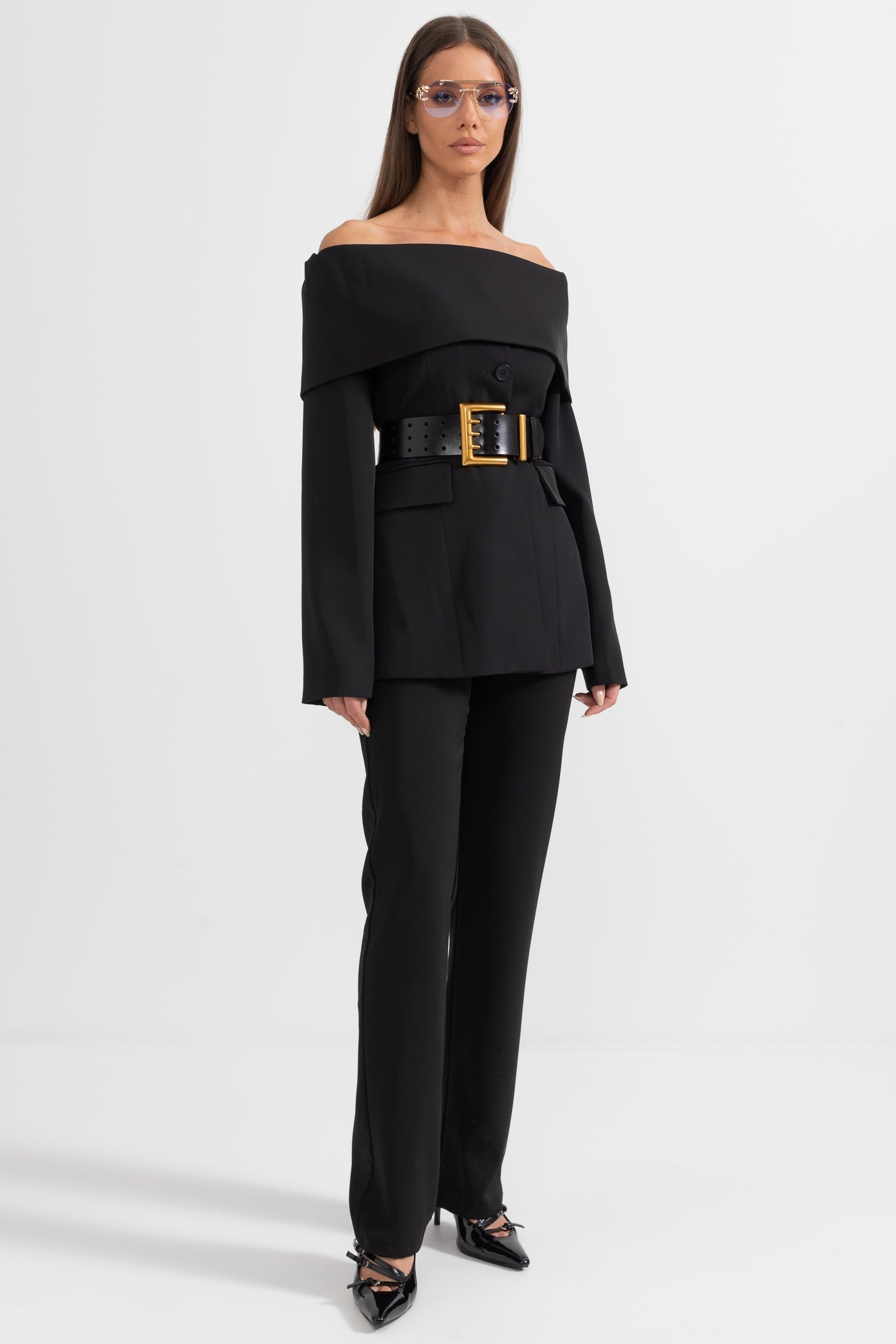 Noir Authority Blazer Black
