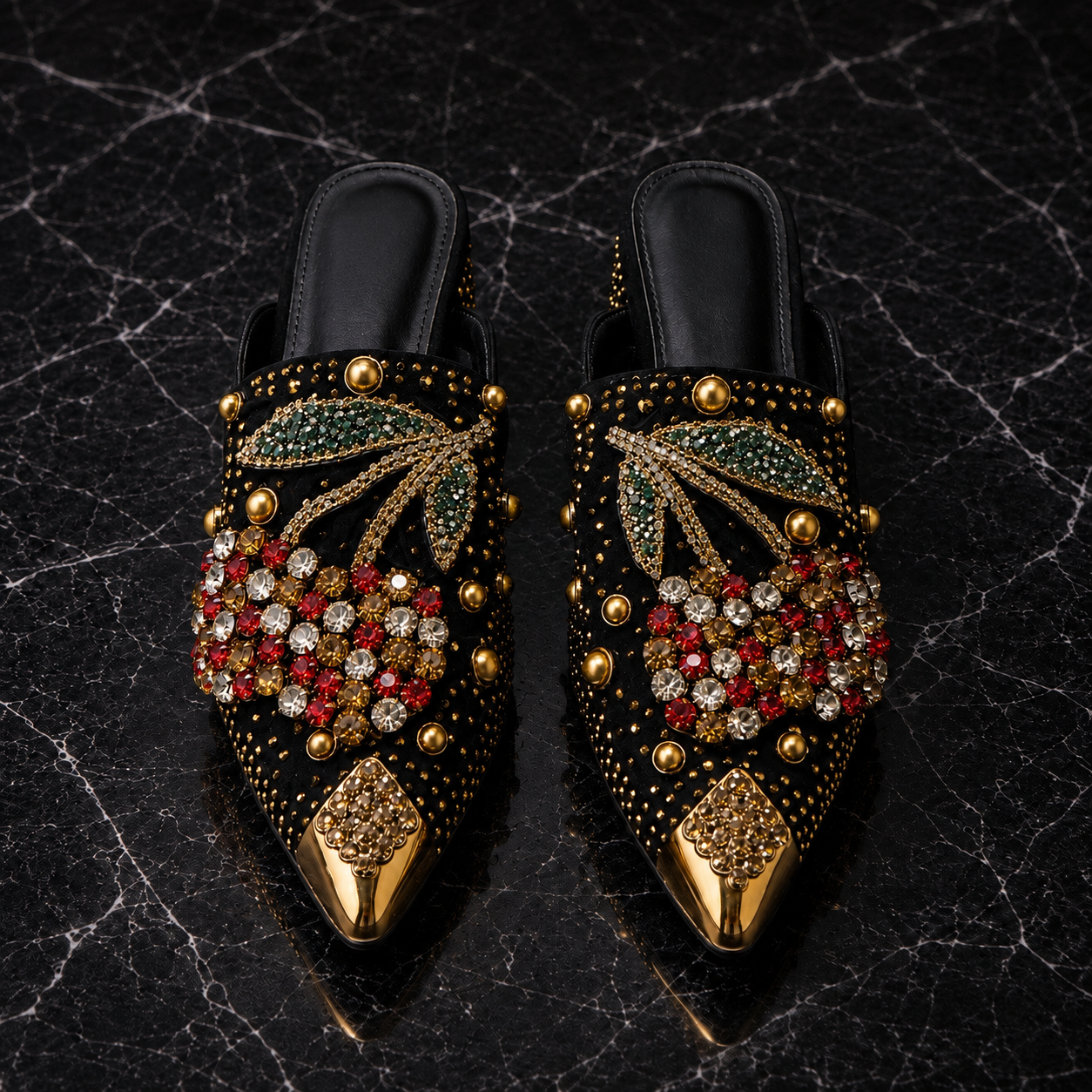 Seraphina Crystal Cherry Loafer