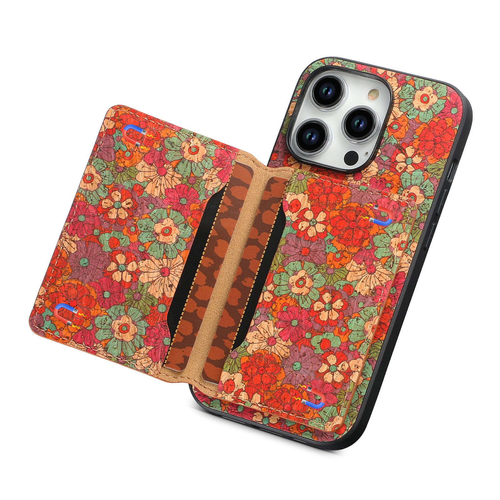 Ines Vintage Bloom iPhone Wallet Case_6