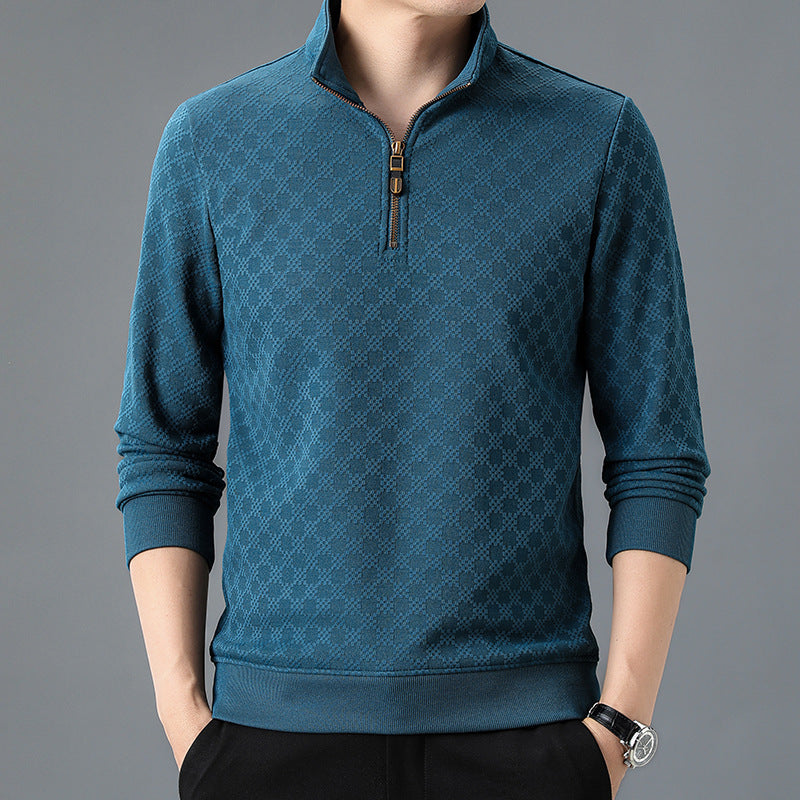 Maxwell Chequered 1/4 Zip