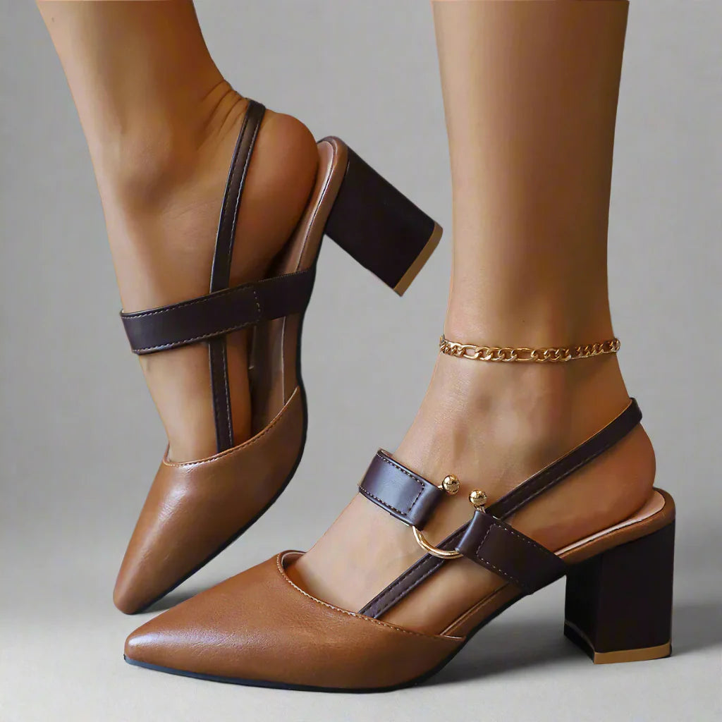Valeria Genuine Leather Heels