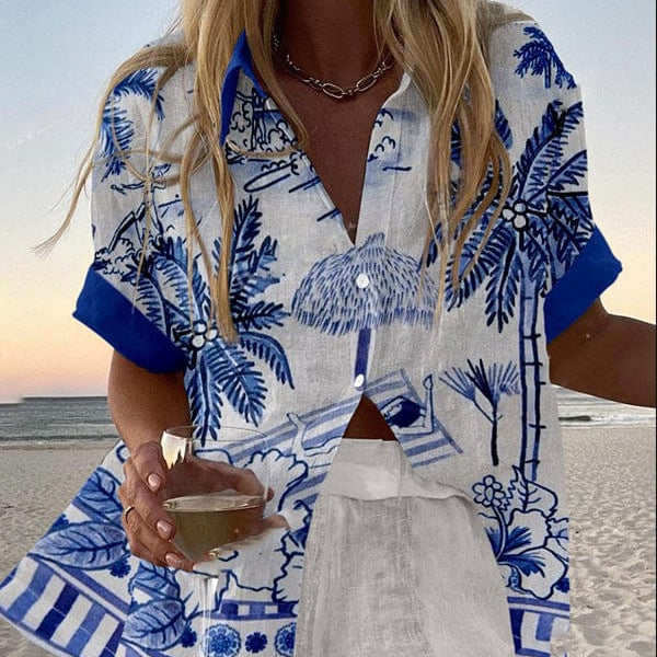 Delilah Tropical Printed Set For Vacation