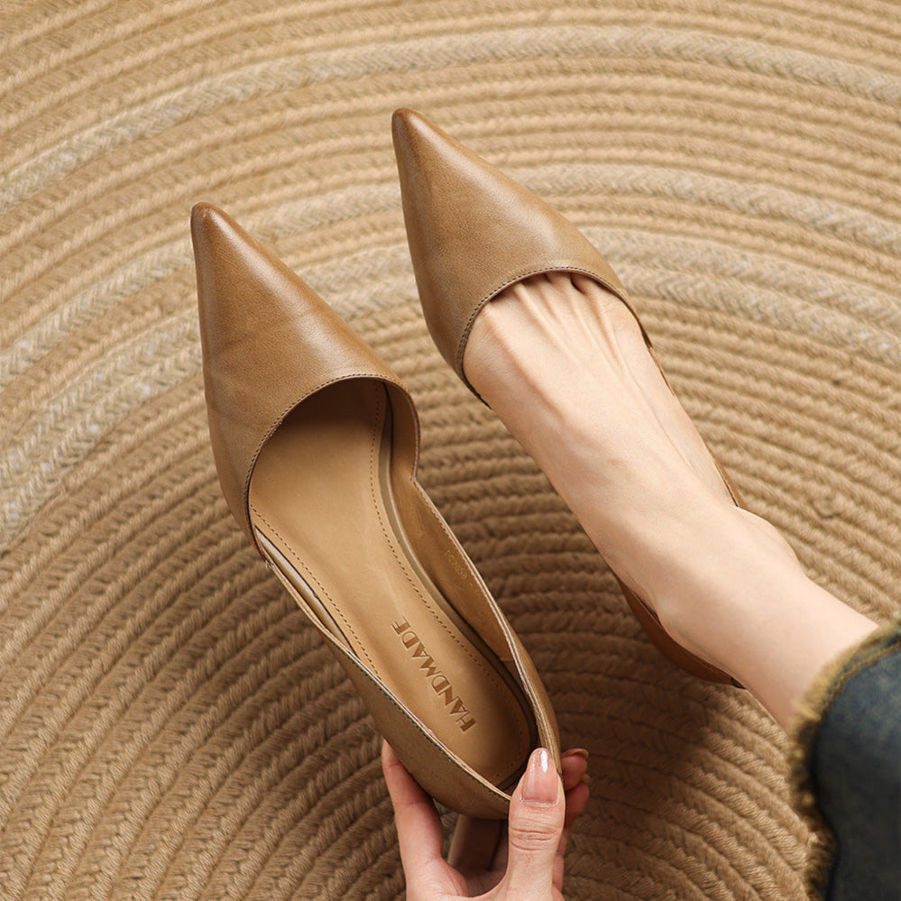 Cara Madson Genuine Leather Heels