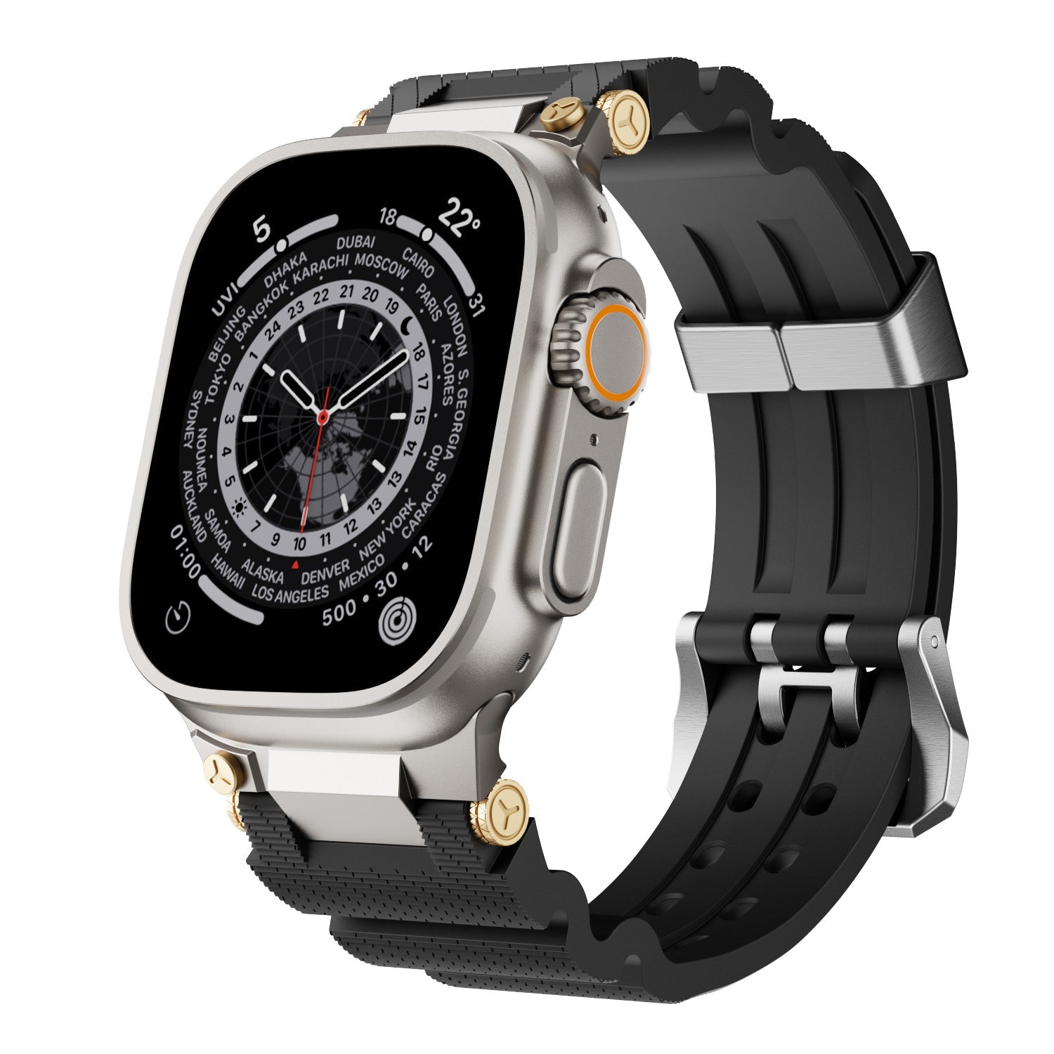 Renzo Nomad Silicone Apple Watch Band