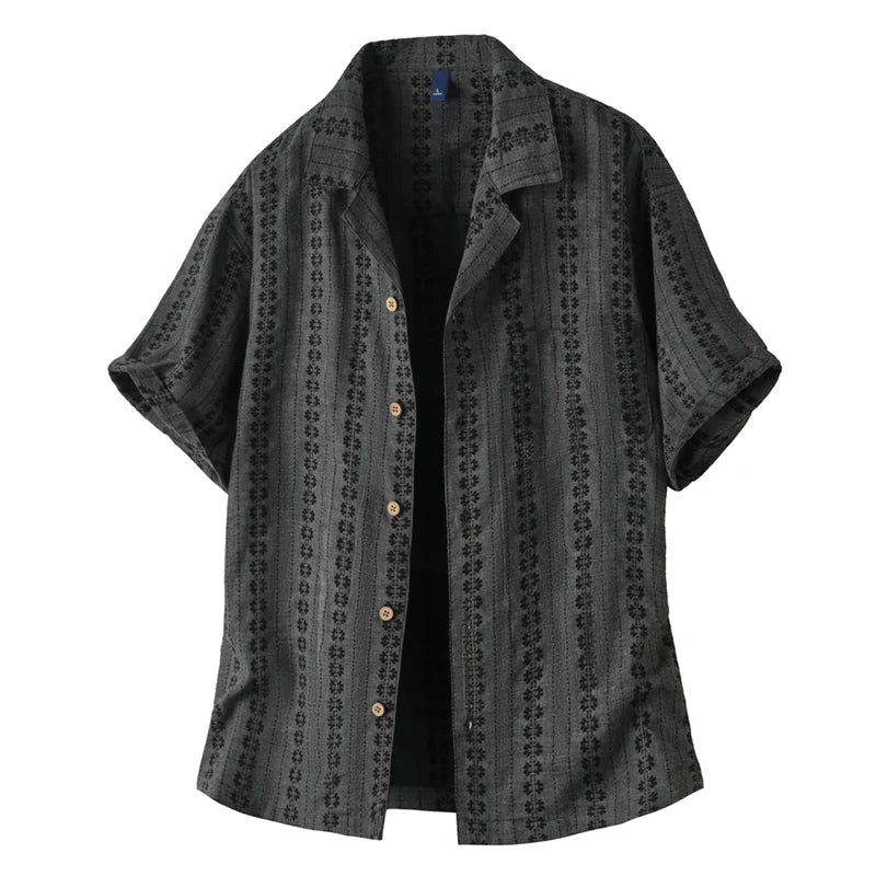 Caleb Wright Patterned Shirt