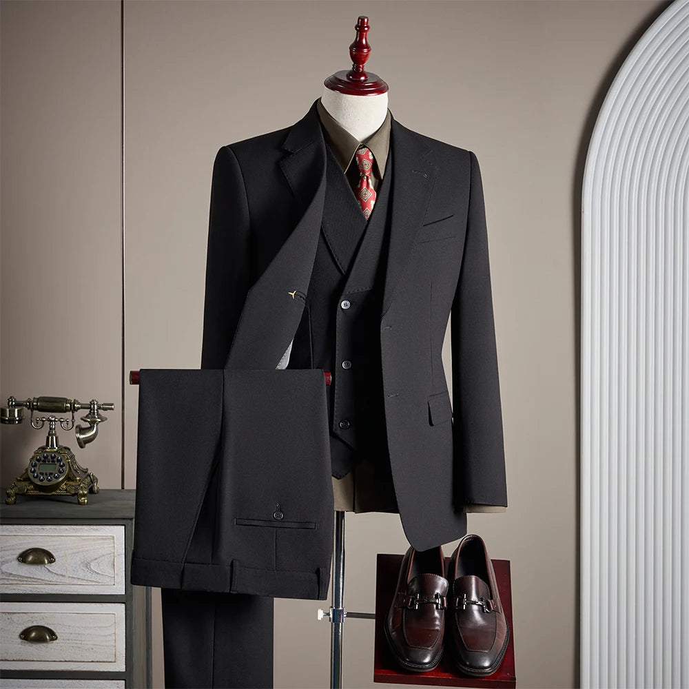 James Harrington Three-Piece Tailored Suit