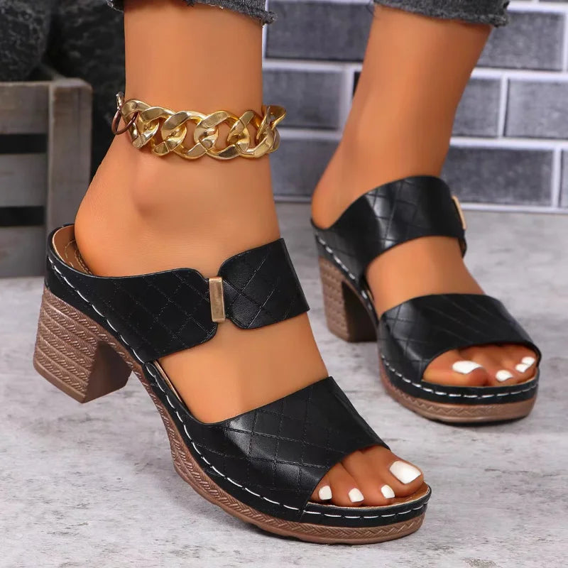 Olivia Lane Arch Support Heeled Sandals