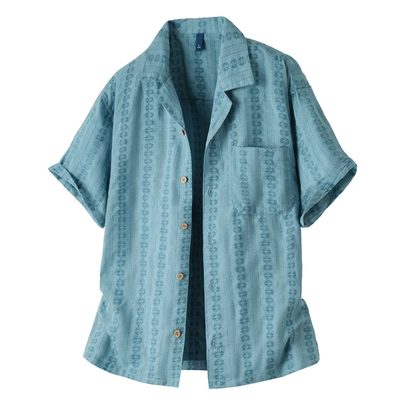Caleb Wright Patterned Shirt