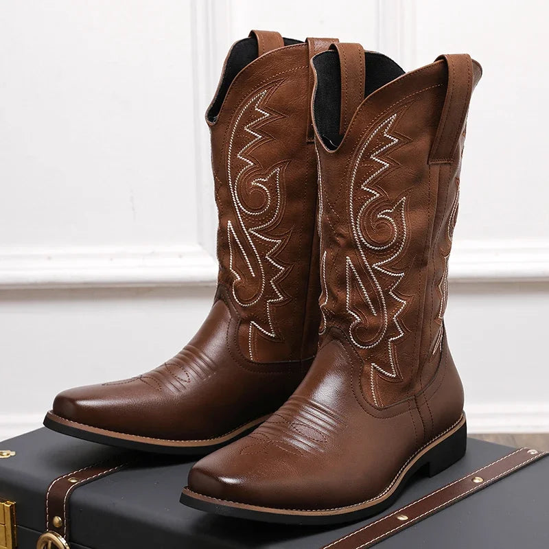 Lucas Carter Western Cowboy Boots