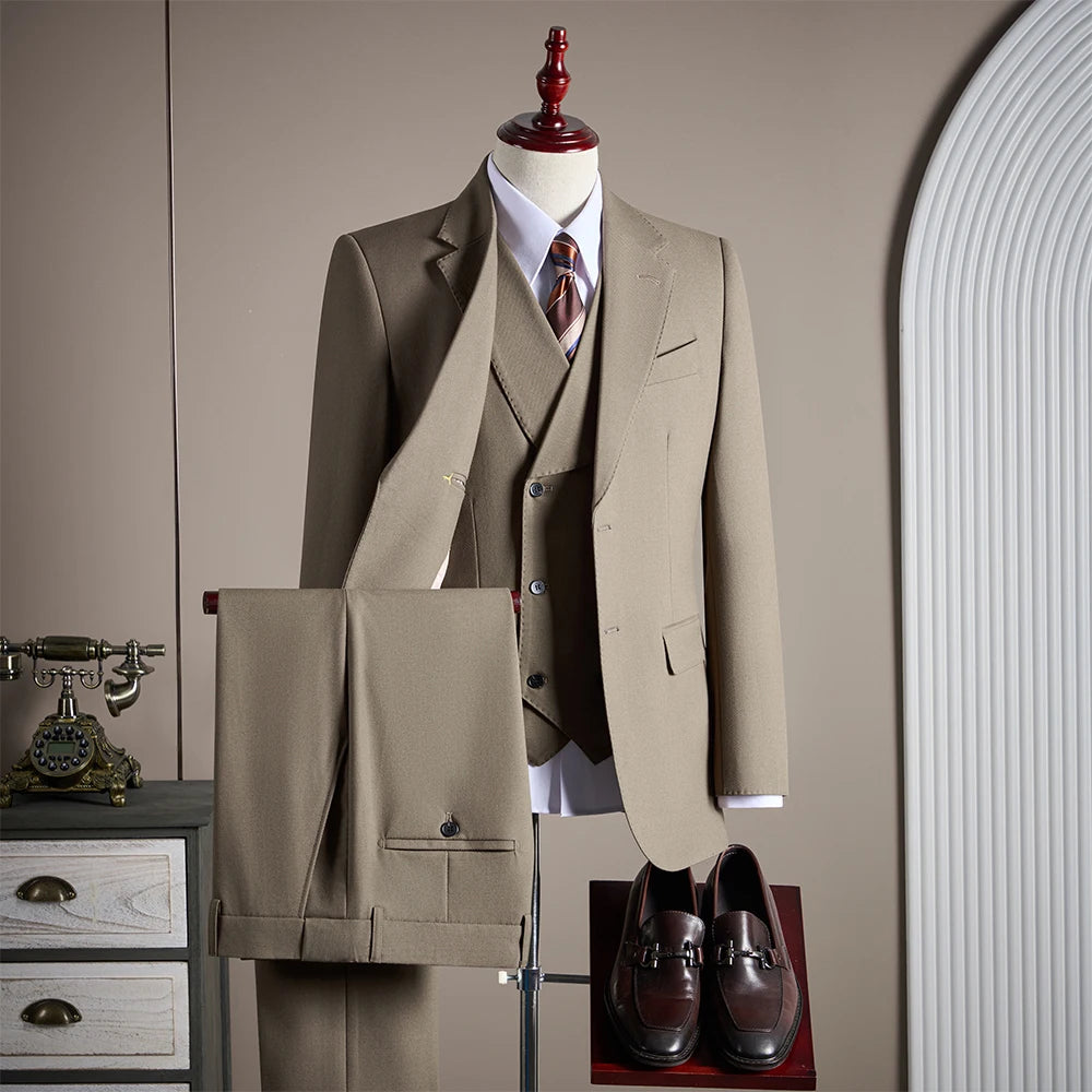 James Harrington Three-Piece Tailored Suit