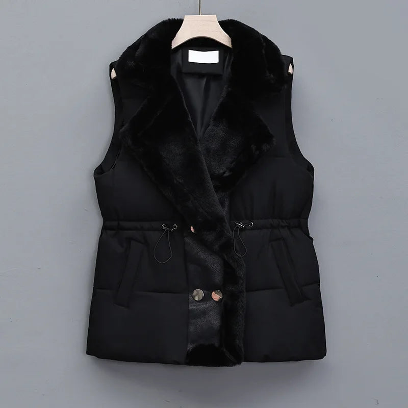 Sophie Bell Plush Winter Vest