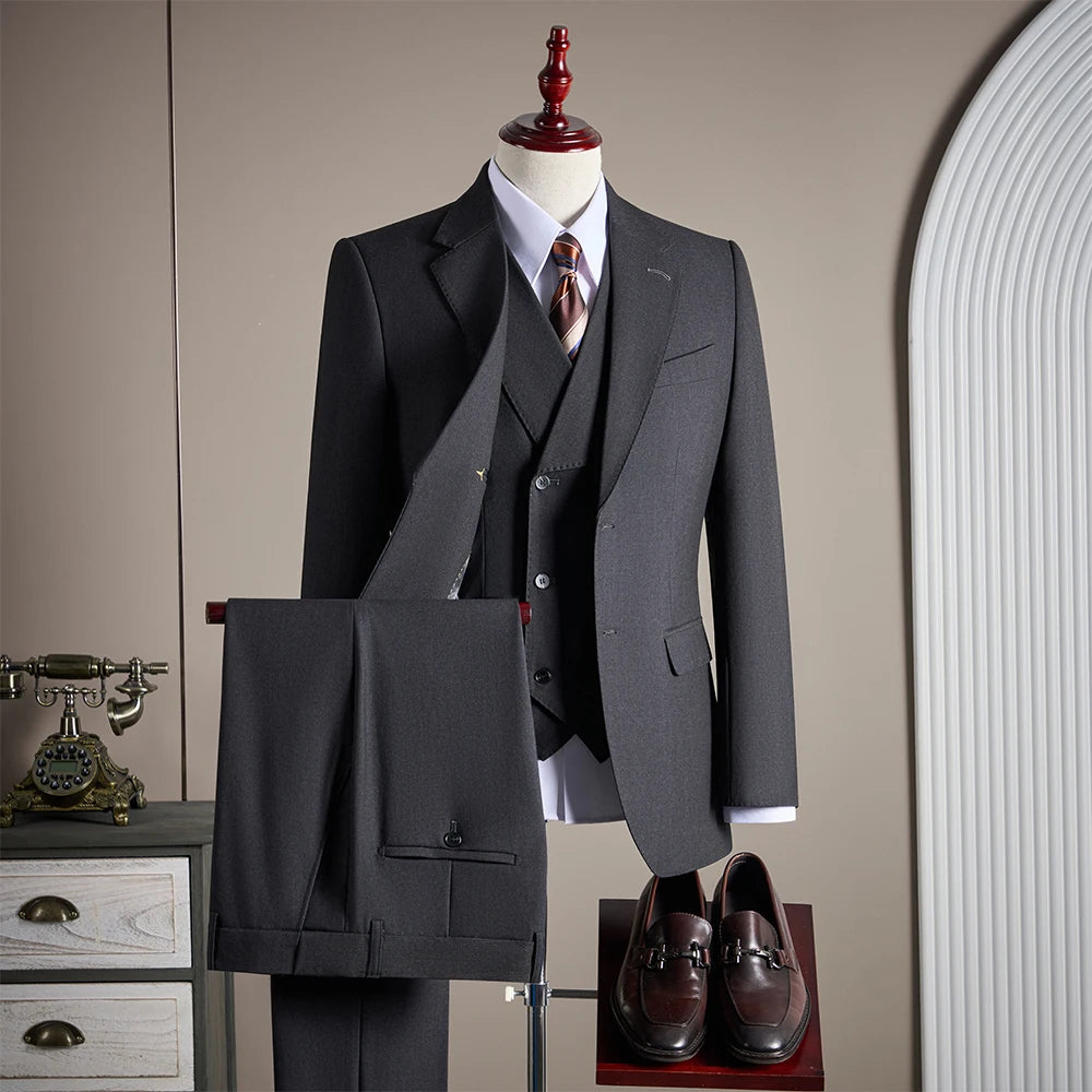 James Harrington Three-Piece Tailored Suit