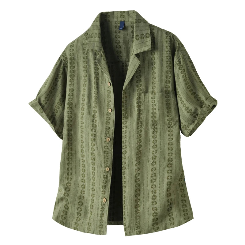 Caleb Wright Patterned Shirt