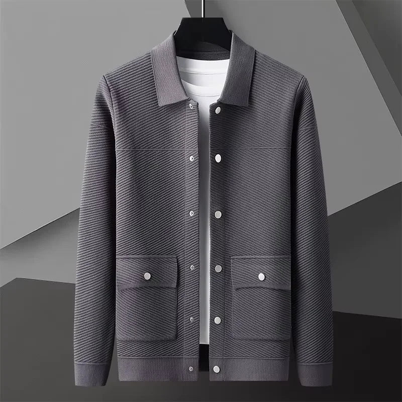 Graham Wells Textured Knit Cardigan