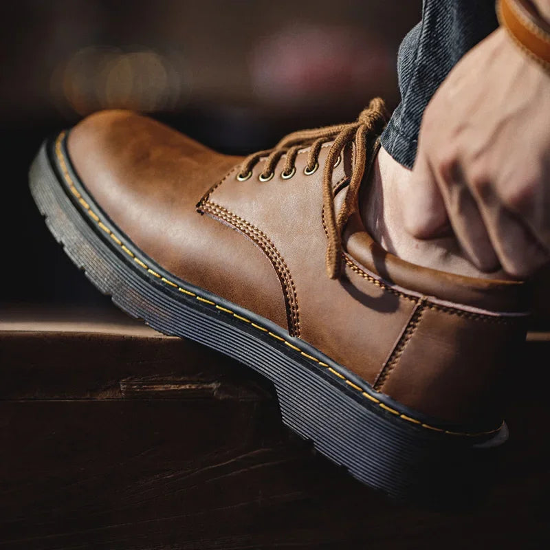 Massimo Genuine Leather Boots