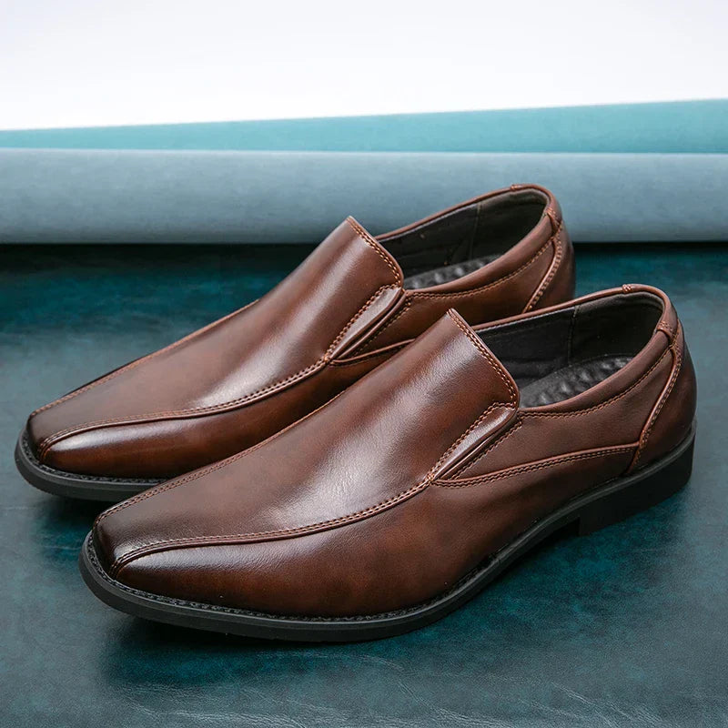 William Stone Leather Loafers