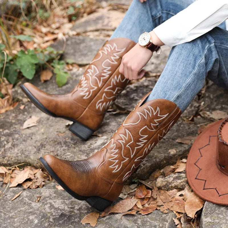Austin Reed Classic Western Cowboy Boots