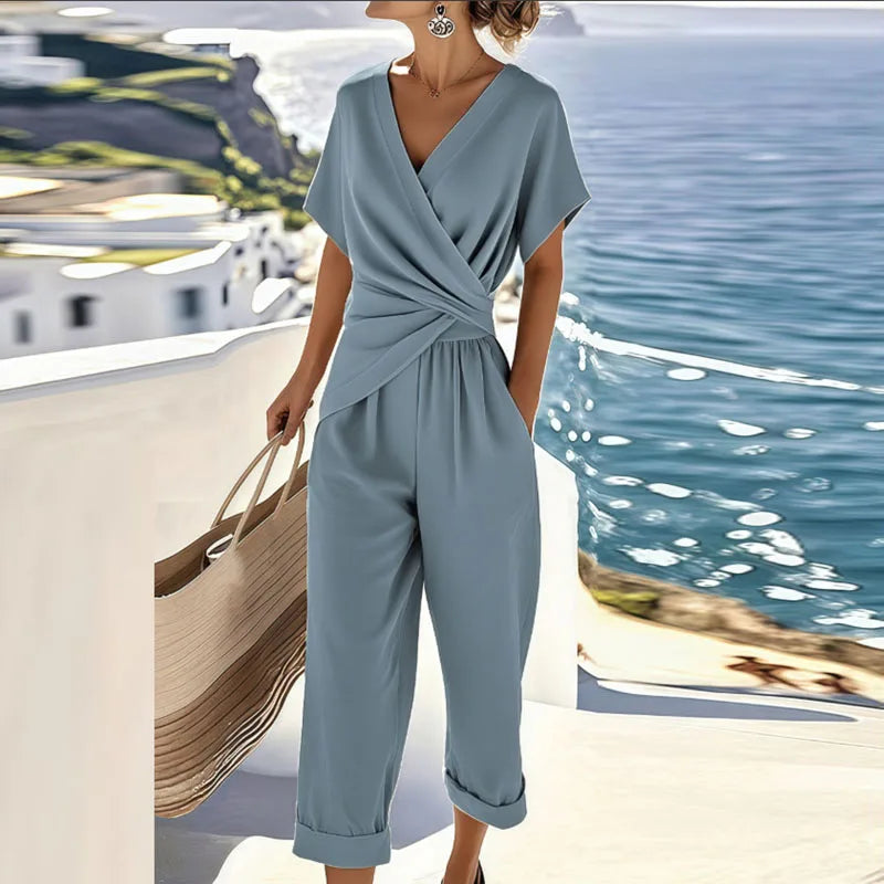 Charlotte Reed Draped Midi Dress