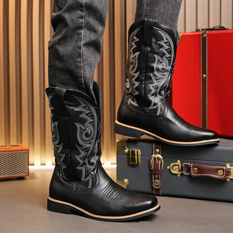 Lucas Carter Western Cowboy Boots