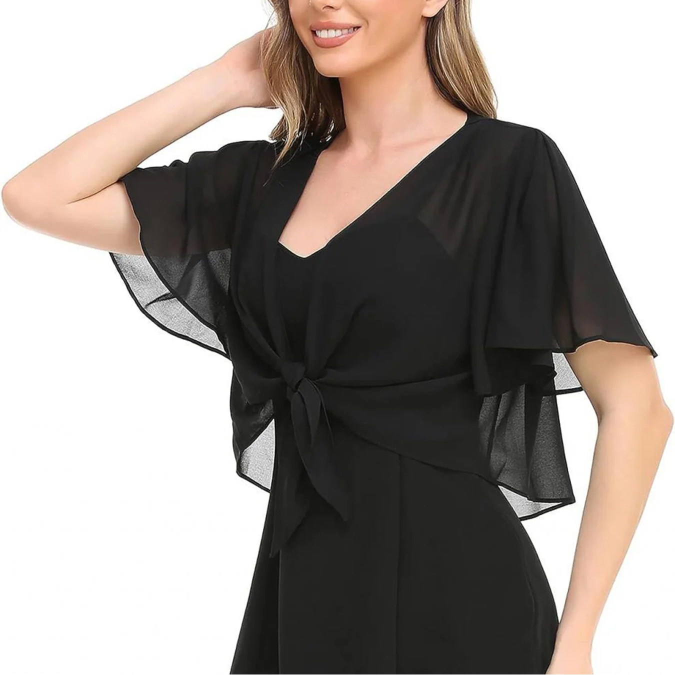 Olivia Grace Chiffon Bolero