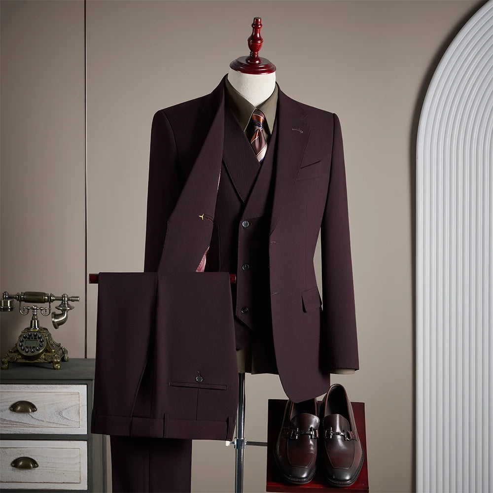 James Harrington Three-Piece Tailored Suit