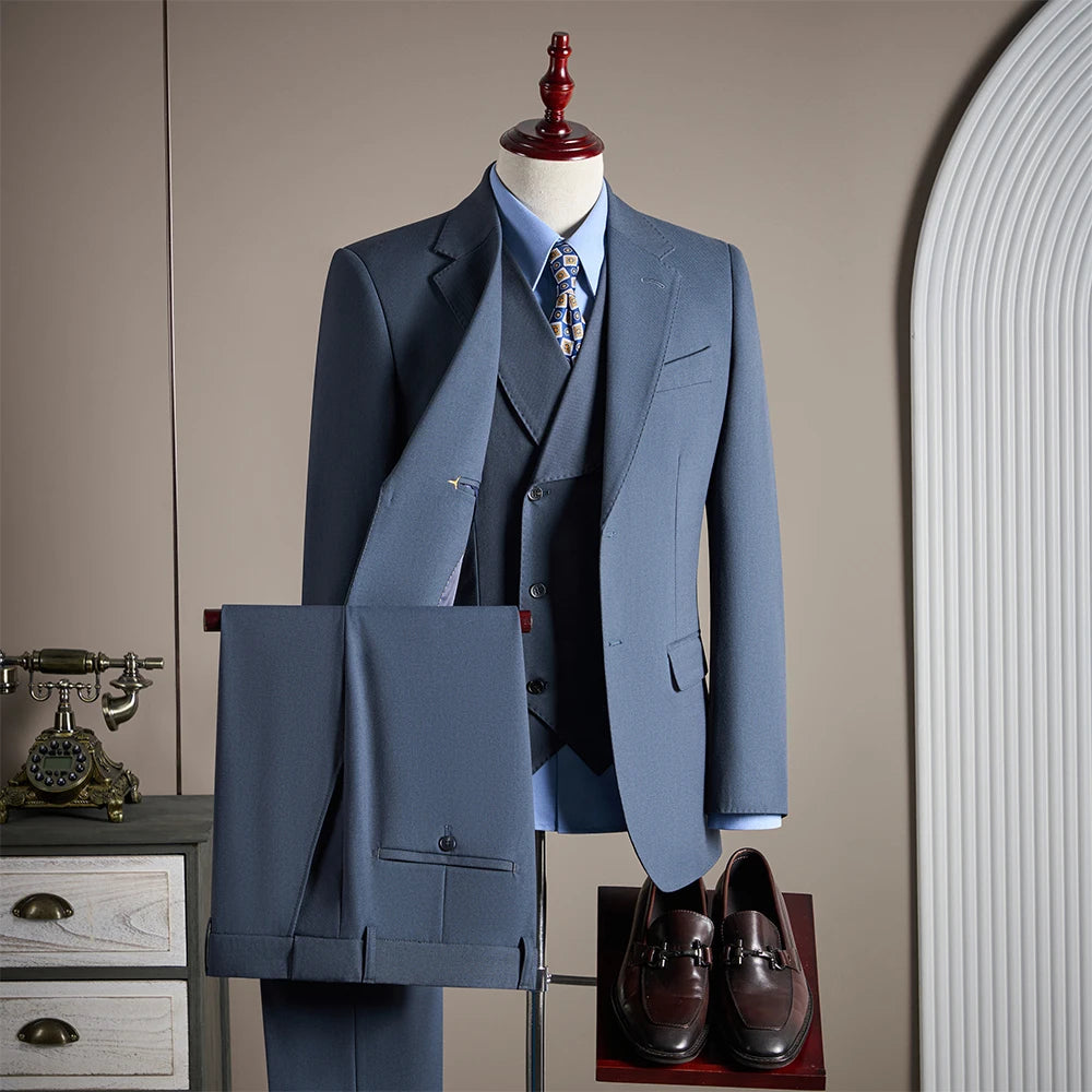 James Harrington Three-Piece Tailored Suit