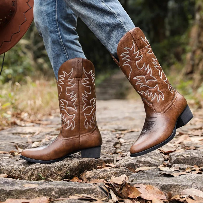 Austin Reed Classic Western Cowboy Boots