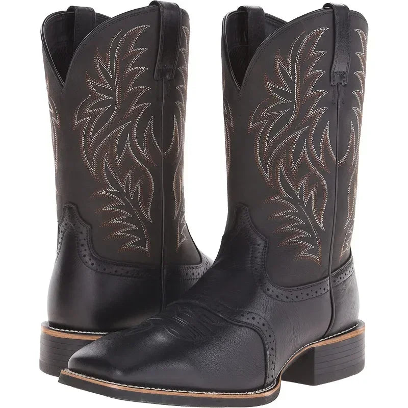 Logan Reed Cowboy Boots With Classic Pull-On Design