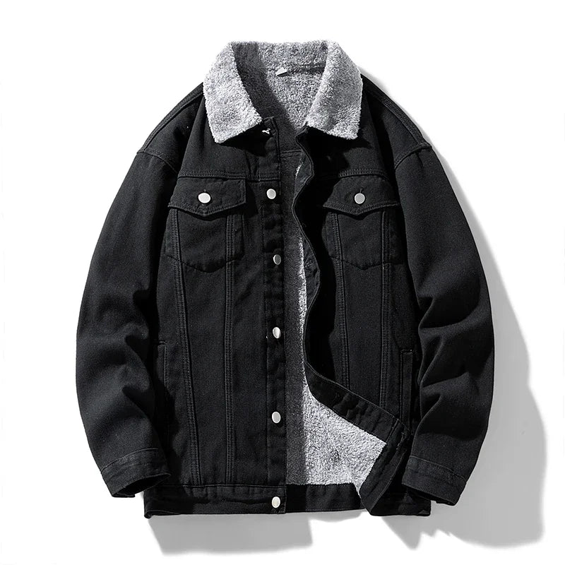 Tom Pierson Denim Fleece Jacket