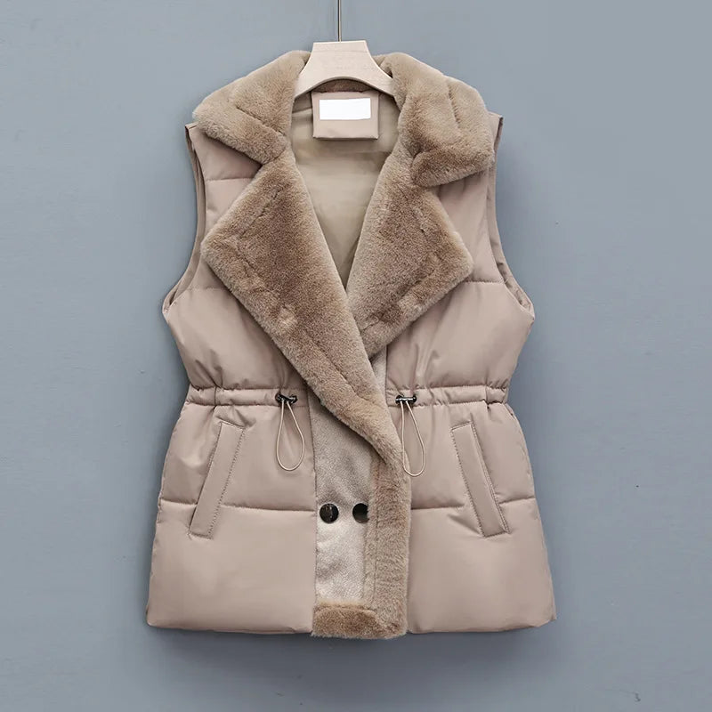 Sophie Bell Plush Winter Vest