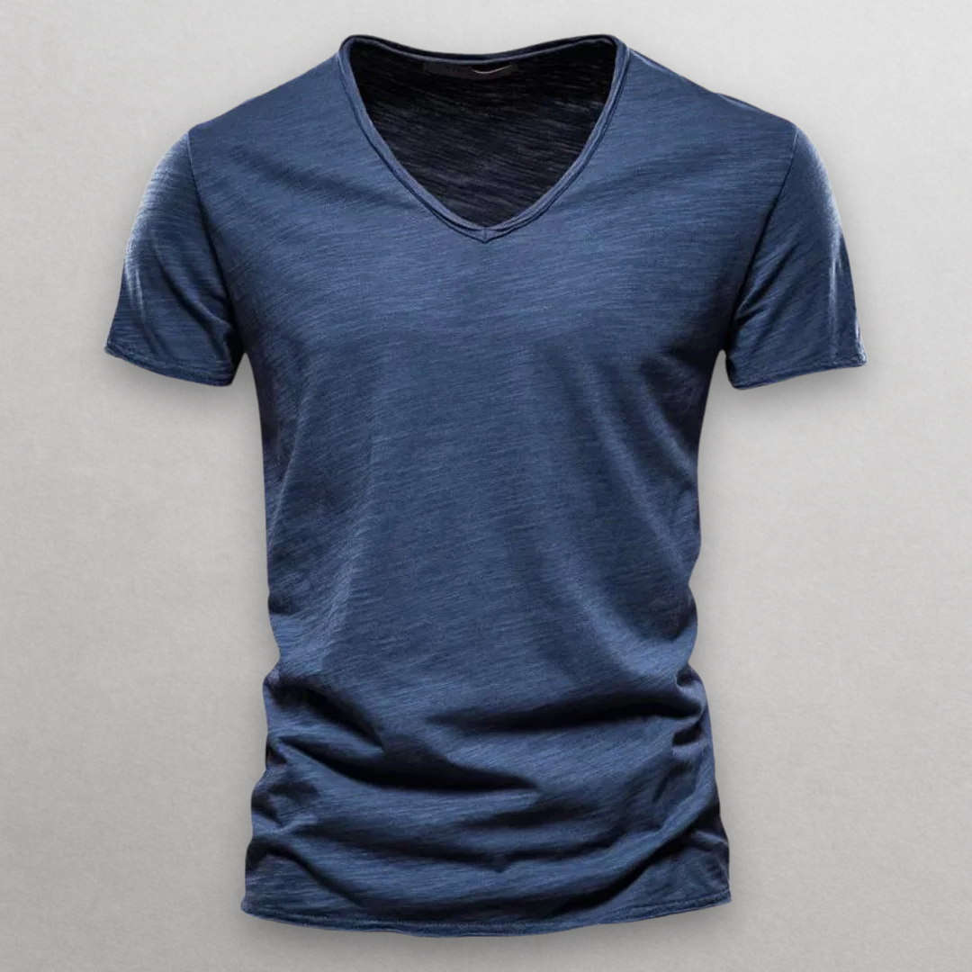 Dan Wellington V-Neck Cotton Shirt