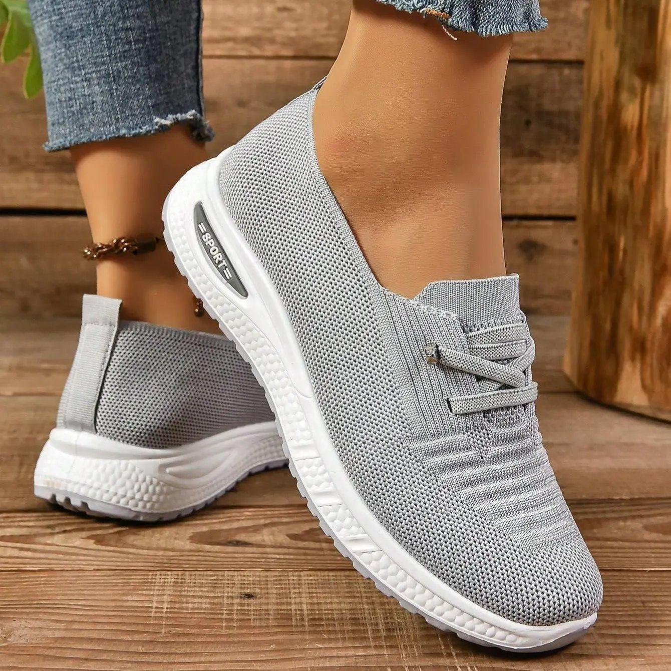 Stella Morgan Knit Sneakers